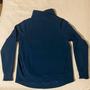 Athleta teal Fleece-Lined sweatshirt